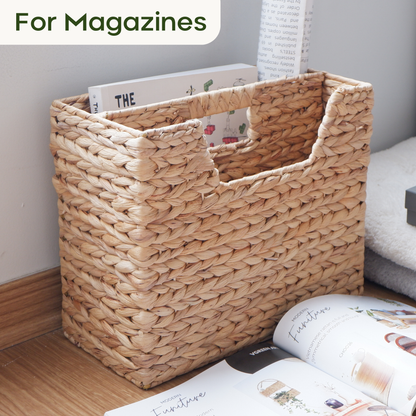 Wicker Magazine Basket